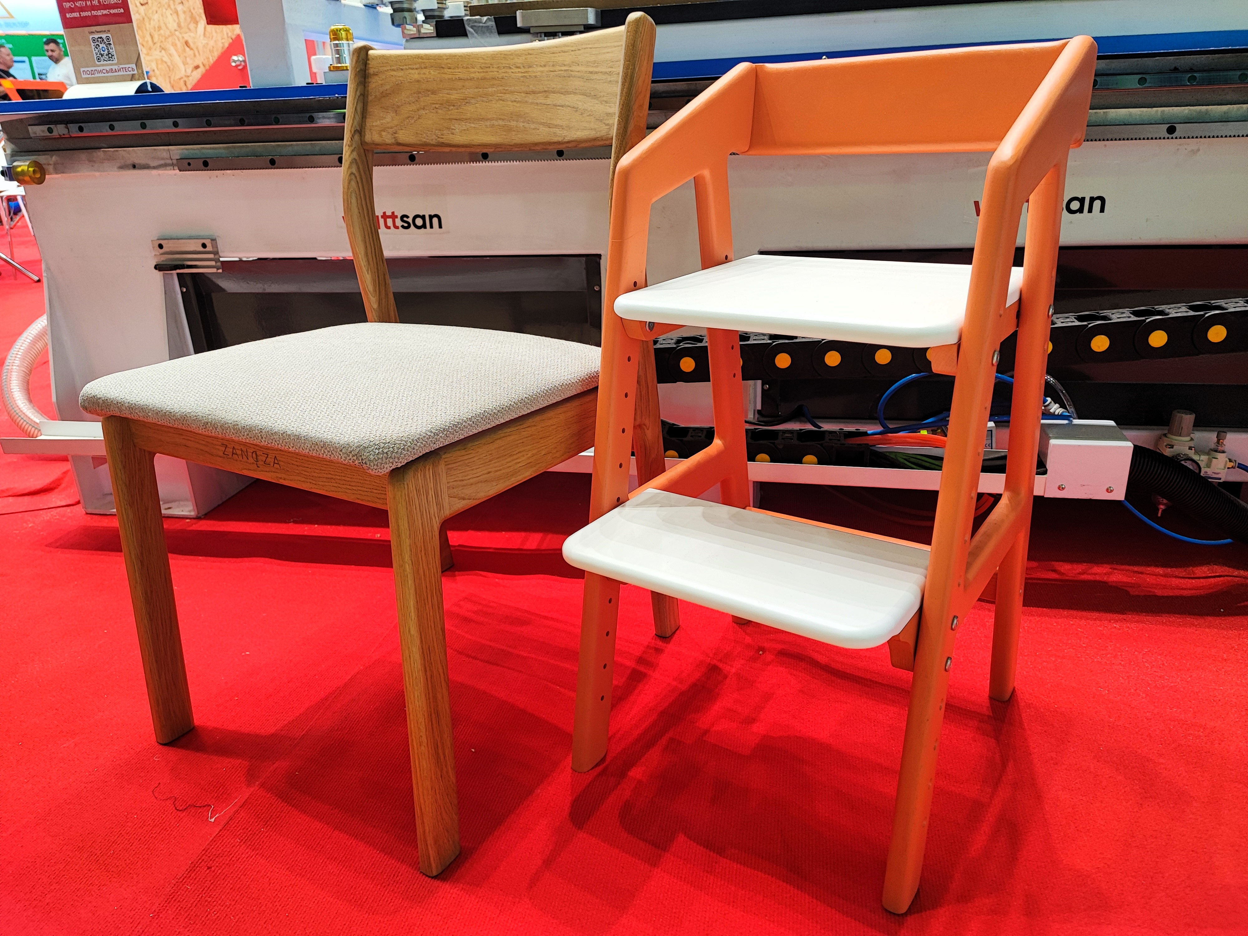 Изделия на фрезерных станках Wattsan на выставке Лесдревмаш