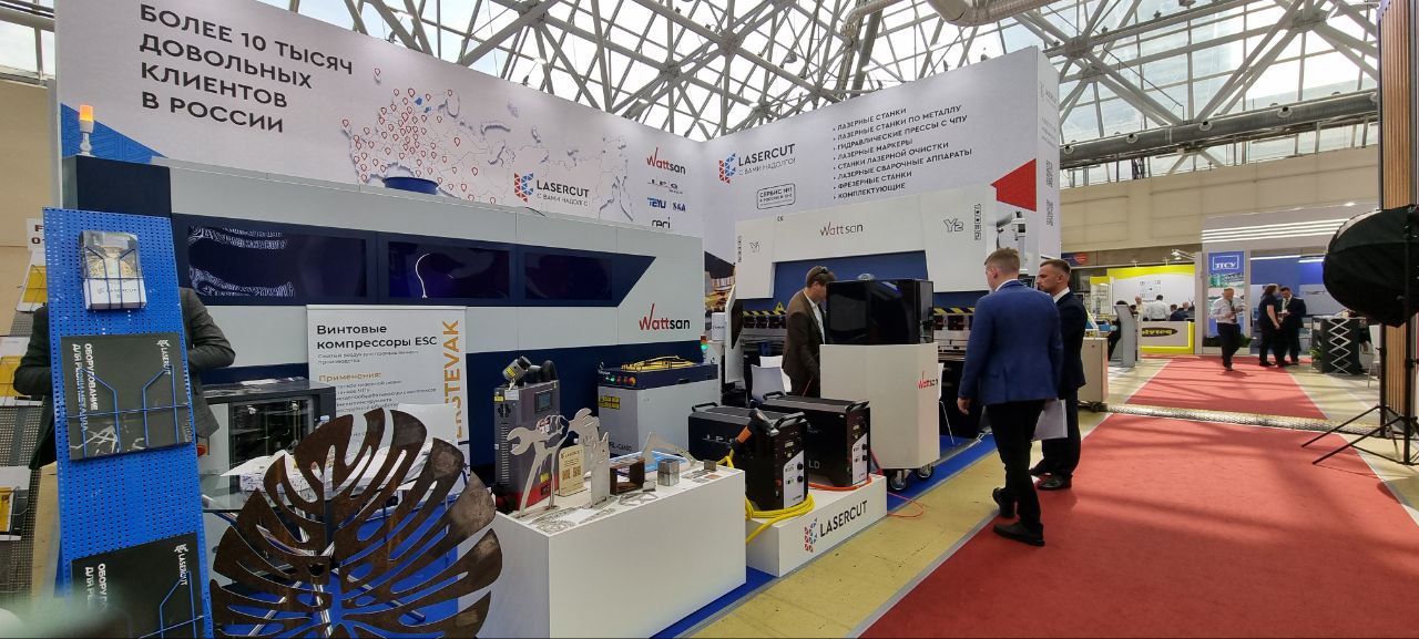 Стенд Lasercut на выставке Металлобработка-2023