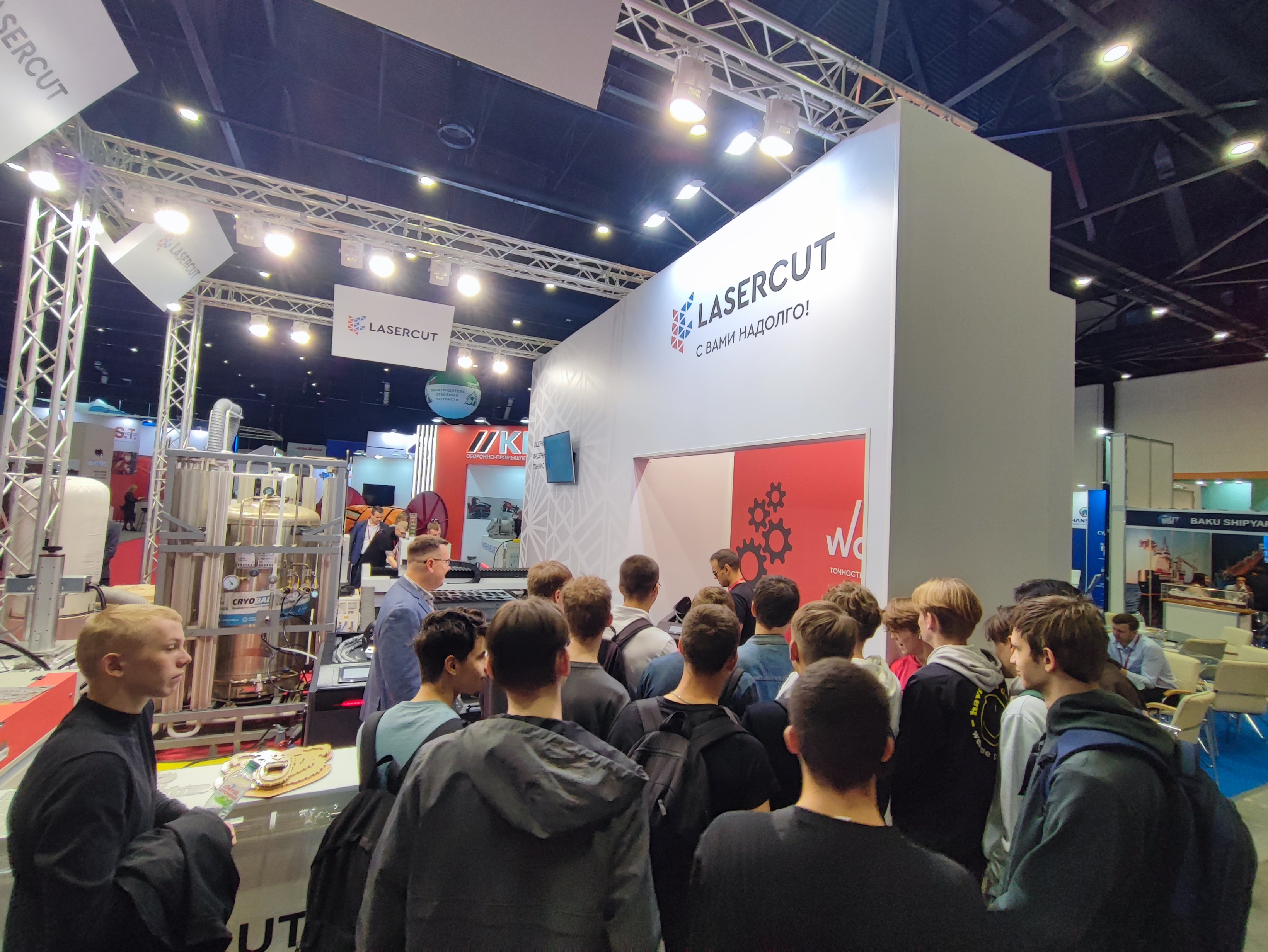 Стенд Lasercut на выставке НЕВА 2023