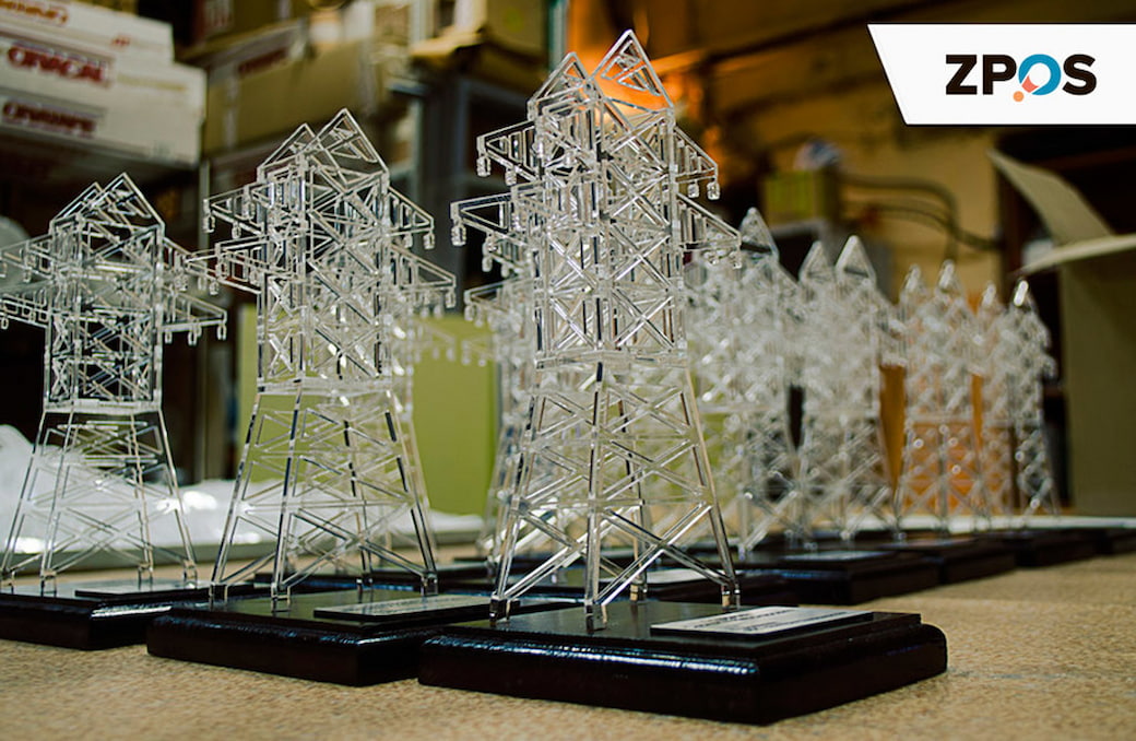 Пластиковые изделия на лазерном станке