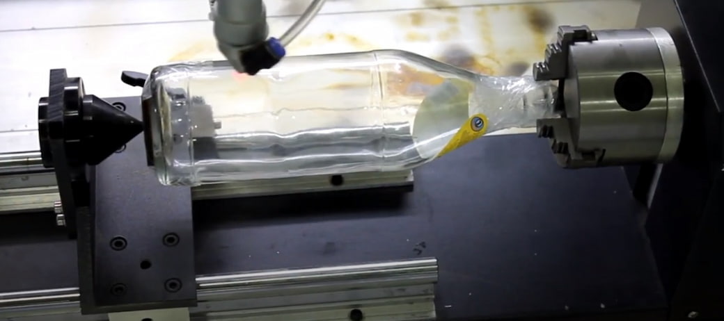 гравировка стекла на лазерном станке