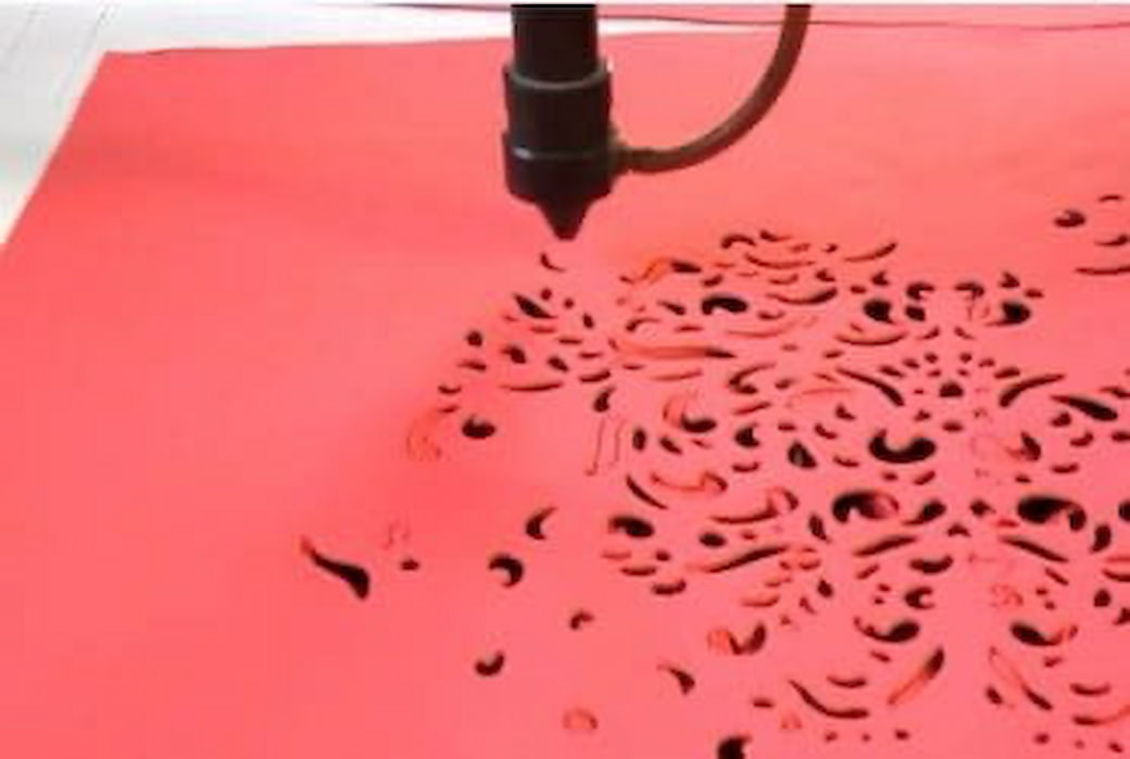 Резка ткани инертным газом