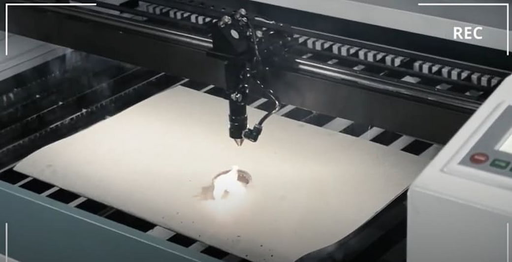 Портал лазерного станка для резки фанеры