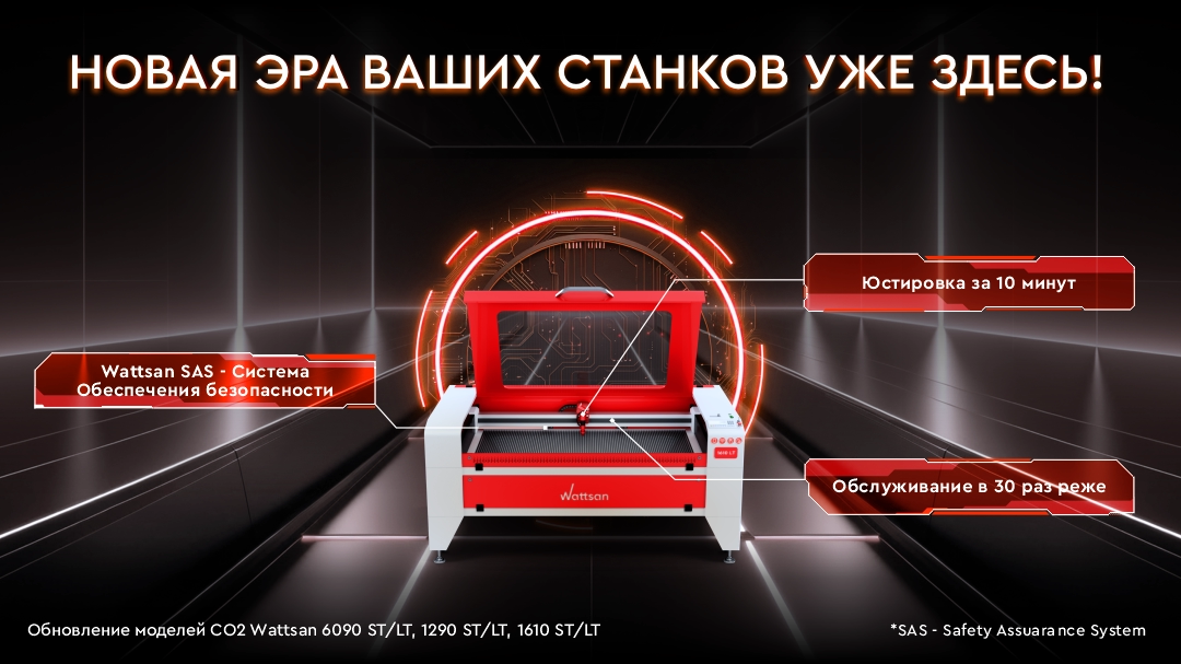 Рестайлинг CO2 станков Wattsan