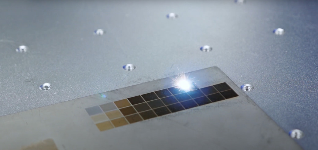 Цветная маркировка на лазерном станке