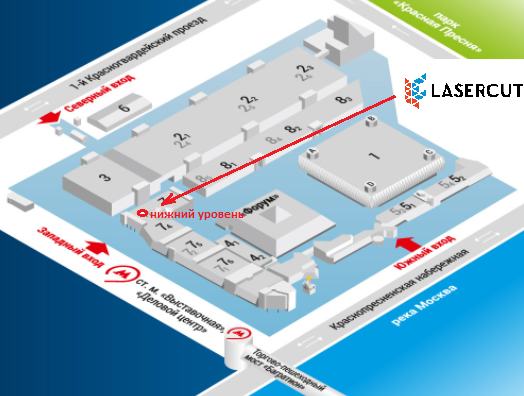 Стенд Lasercut на выставке МЕТАЛЛООБРАБОТКА Москва 2021