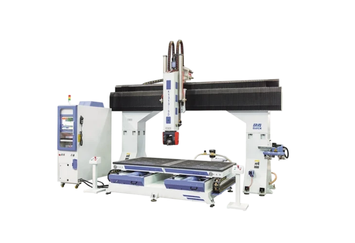 Пятиосевой фрезерный обрабатывающий центр с ЧПУ Quick для промышленного фрезерования и 3D обработки сложных деталей