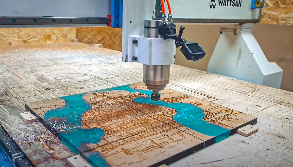 Стол на фрезере