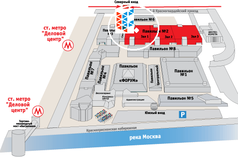 карта экспофорума