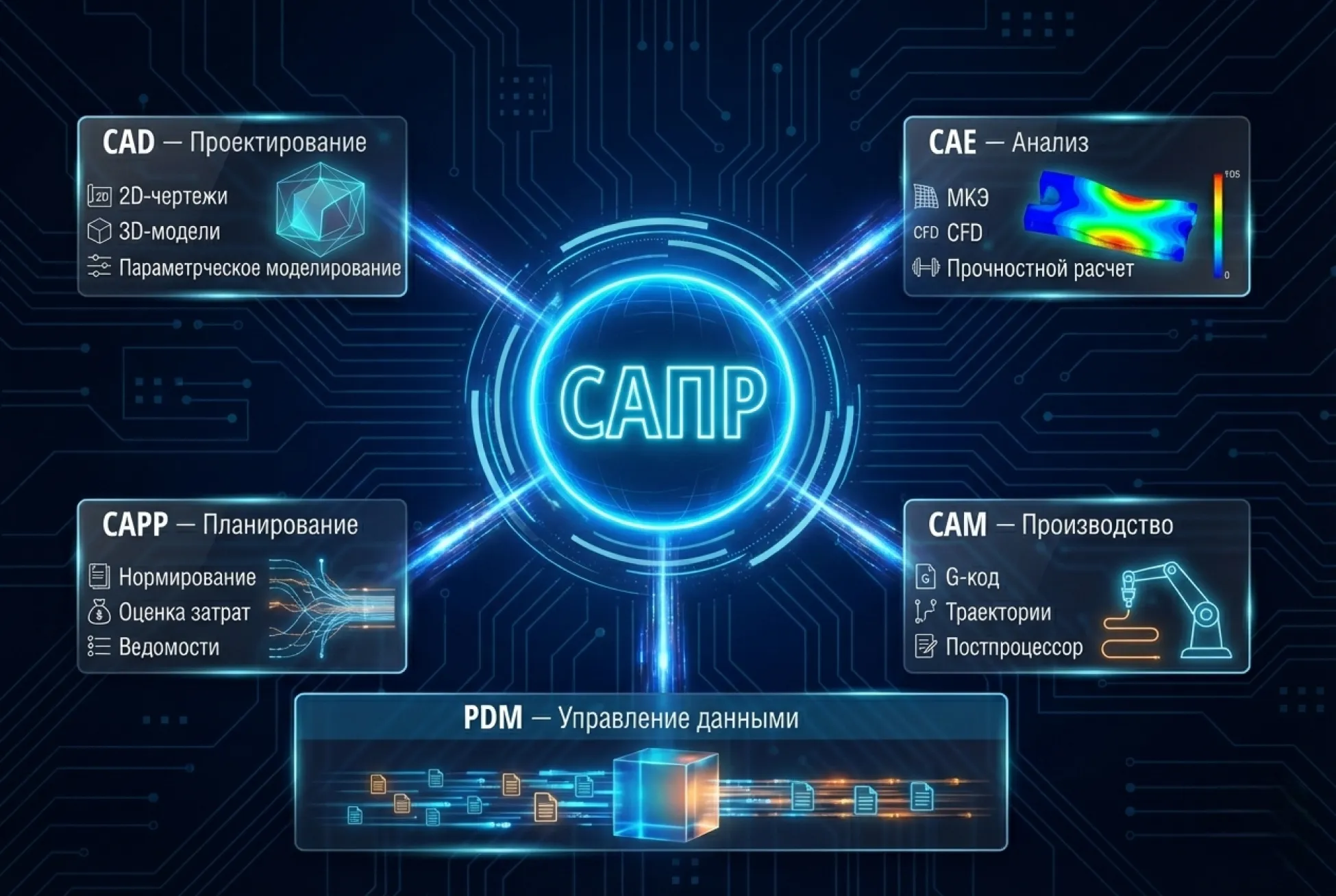 Структура САПР-системы