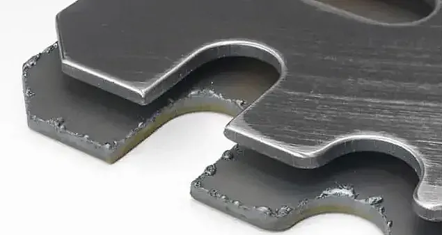 Качественный и некачественный рез металла