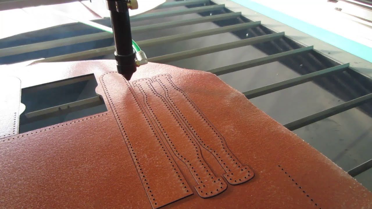 Гравировка на коже с помощью лазерного станка СО2