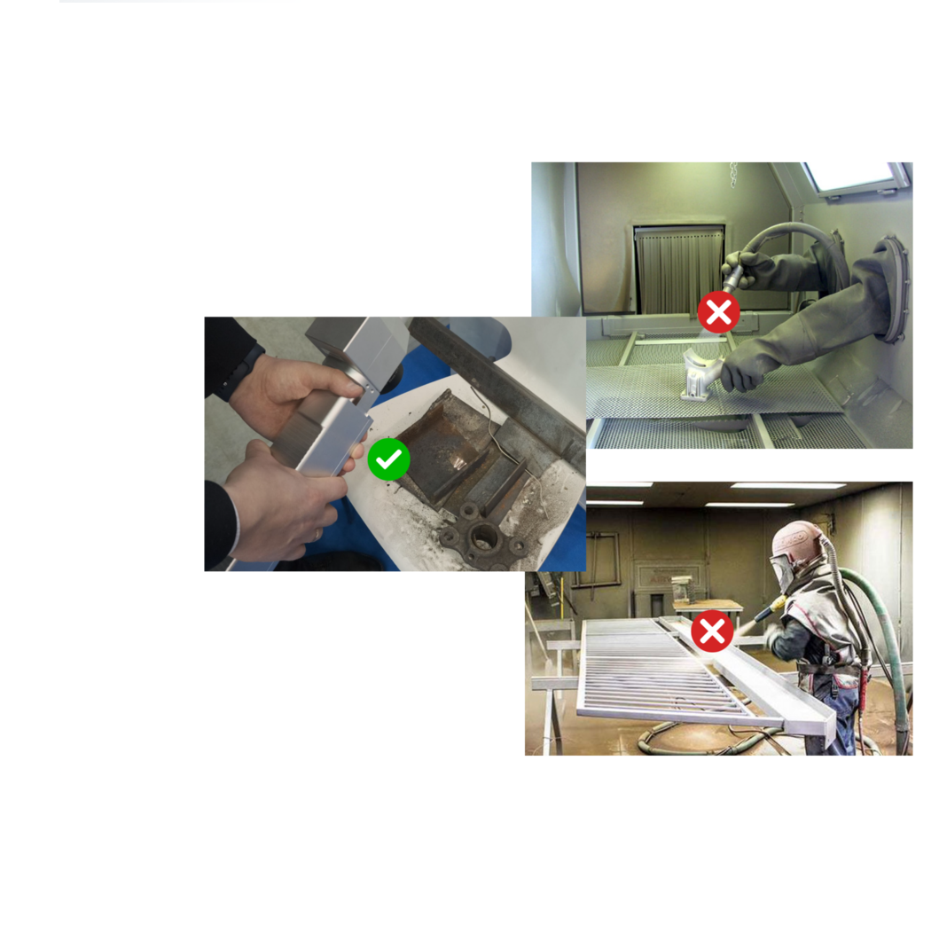 Что лучше: лазер или пескоструй?