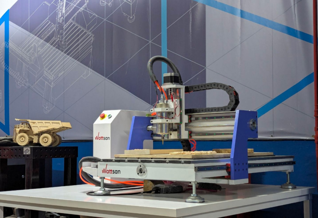 Превью 5 к Фрезерный станок с ЧПУ WATTSAN 0609 MINI