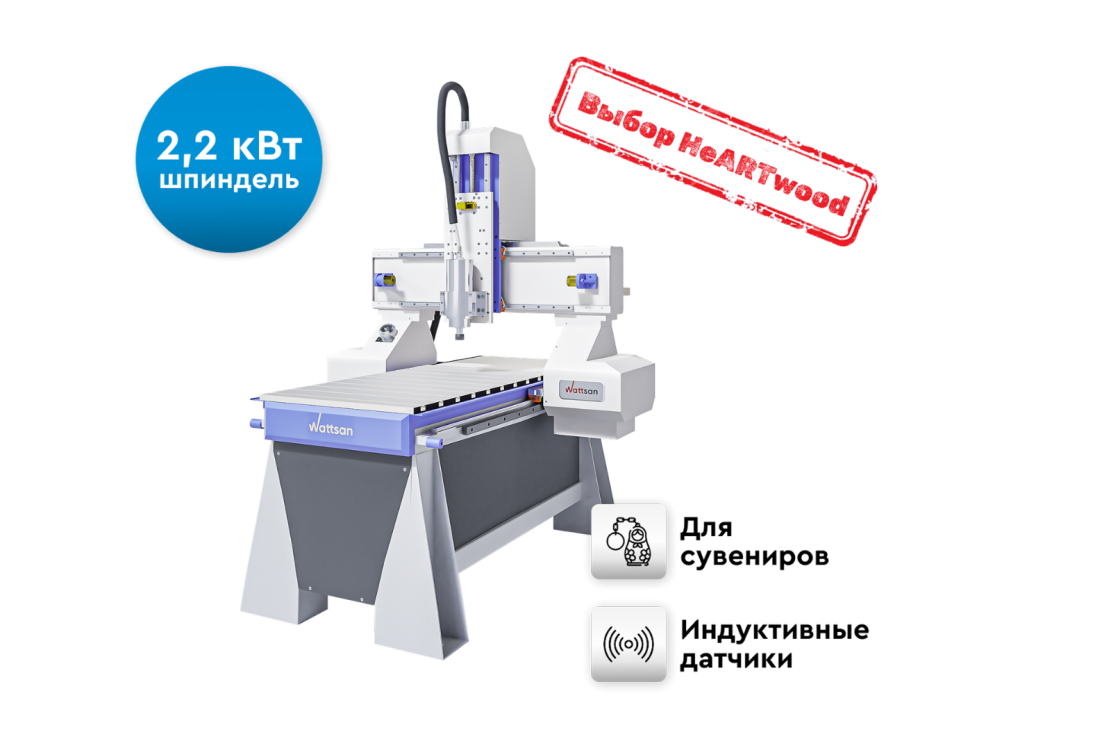 Превью 1 к 3D Фрезерный станок с ЧПУ WATTSAN A1 6090