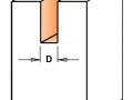 превью 2 к Фреза концевая CMT пазовая D=3,0 I=11,0 S=6,0 L=60,0