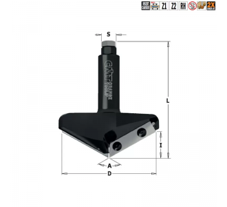 Фреза фасочная с углом 90гр., смен.нож Z1 S=20 D=52x25