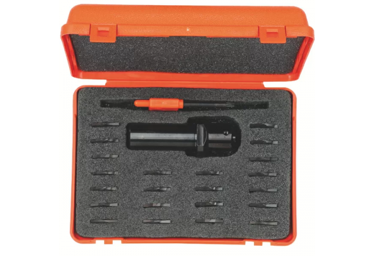 Превью 1 к Фреза профильная с 22 сменными ножами (кейс) Z2 S=20 D=20x85 RH