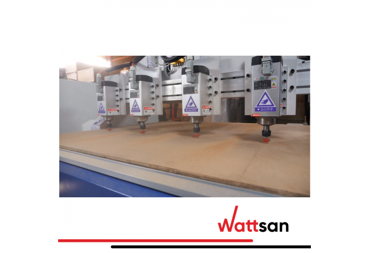 Превью 4 к 3D Фрезерный станок с ЧПУ с 4 шпинделями WATTSAN M1 1313 S4