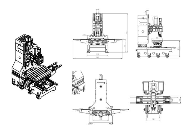 Превью 18 к Вертикальный фрезерный станок с ЧПУ VMC 1160