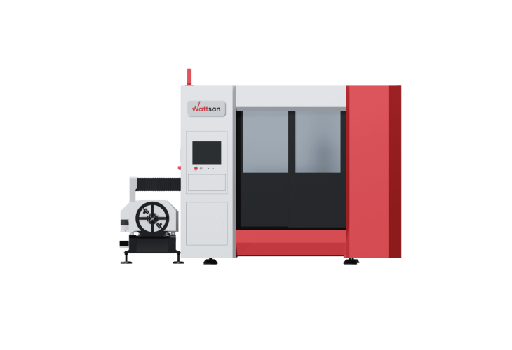 Превью 12 к Лазерный станок по металлу WATTSAN 1530S TABLECHANGE ROTATOTY CABINE 8000 Вт Maxphotonics