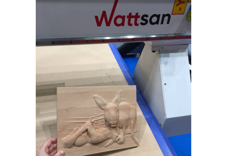 Превью 7 к 3D Фрезерный станок с ЧПУ WATTSAN A1 1325 NcStudio