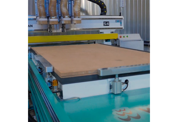 Превью 9 к Многошпиндельный фрезерный станок с ЧПУ с 4 шпинделями WATTSAN M4S 1325