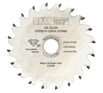 Диск пильный 125x20x3,1-3,7/ 5&deg; CON Z=20 (DIA)