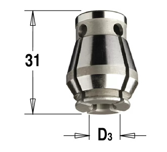 Цанга высокоточная для серии 123 D=10