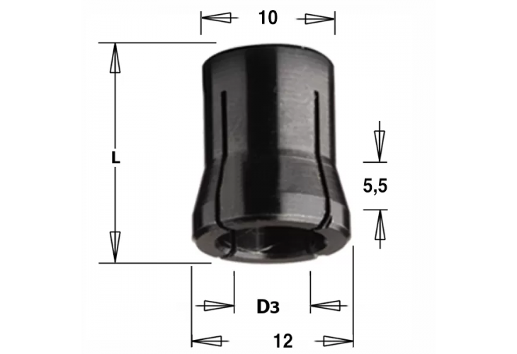 Превью 1 к Цанга D=8 L=14 для CASALS/FREUD