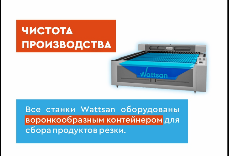 Превью 17 к Лазерный станок WATTSAN 1616 Flat Bed