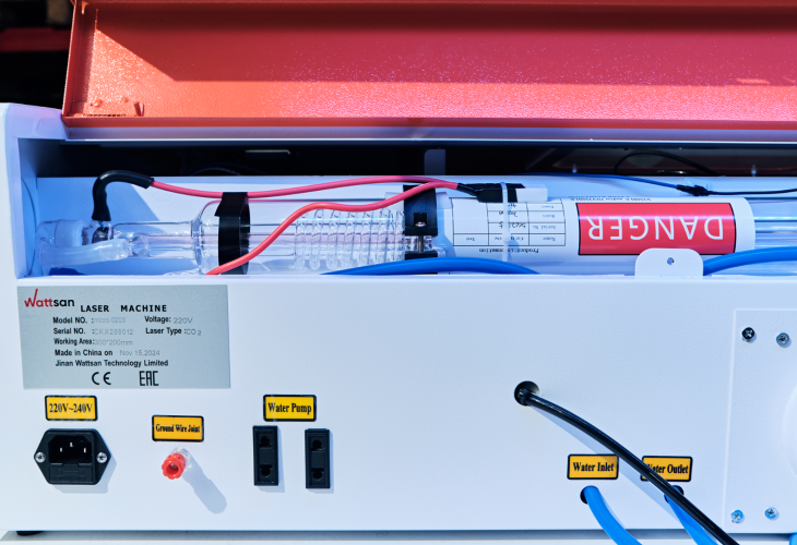 Превью 17 к Лазерный станок с ЧПУ WATTSAN 1610 Duos ST Статичный стол