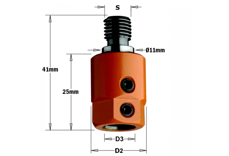 Превью 1 к Патрон для присадочного станка S=M10/11 D=8 RH