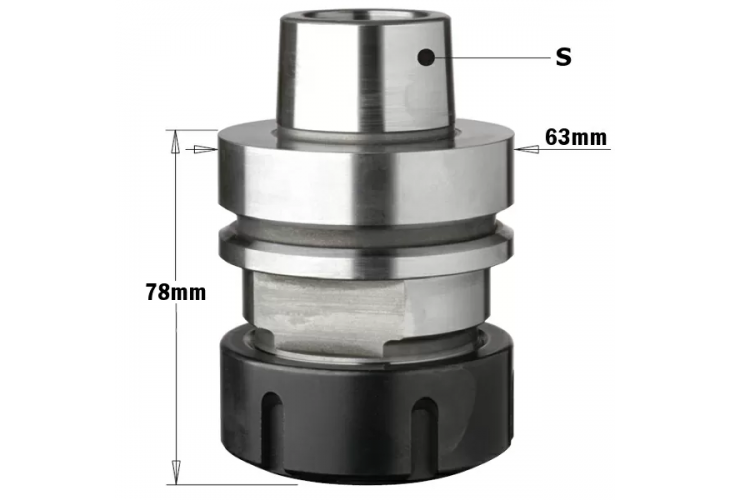 Превью 1 к Патрон HSK-F63 RH   для ER40