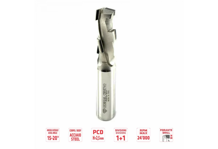 Превью 2 к Фреза пазовая DP 18x20x50 d=18 I=35 L=95 Z=1+1 RH