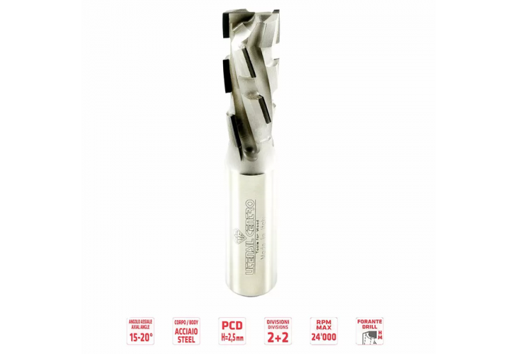 Превью 2 к Фреза пазовая DP 20x20x50 d=20 I=36 L=95 Z=2+2 RH