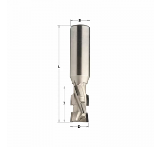 Фреза пазовая DP 20x20x50 d=20 I=45 L=105 Z=2+2 RH