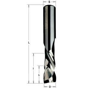 Фреза спиральная монолитная 18x55x110 Z=2+2 S=18 RH