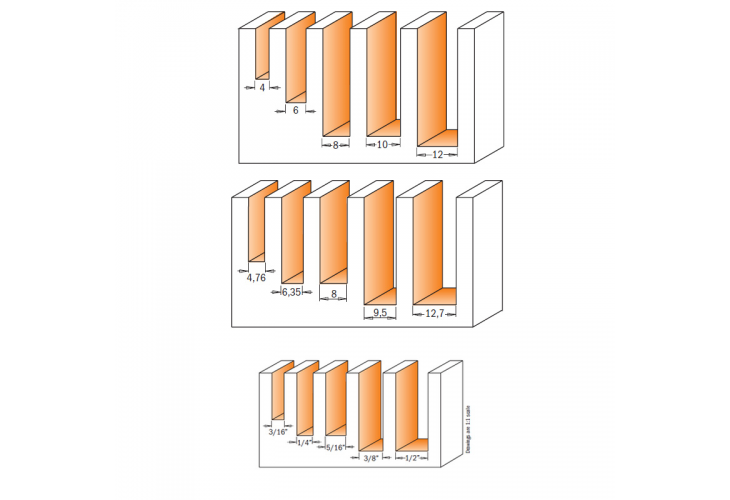 Превью 2 к комплект спиральных фрез (4-6-8-10-12)