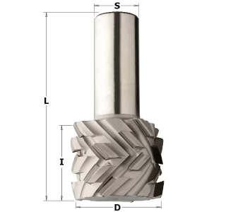 Фреза пазовая DP 50x25x55 d=50 I=28 L=85 Z=4+4 RH