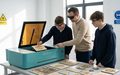 Выбираем станок лазерной резки СО2 с ЧПУ для школы